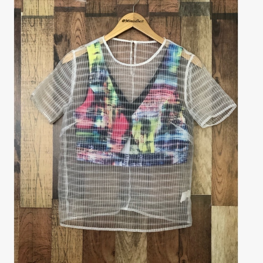 Wells Grace sheer top